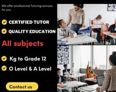 home tuition available in paragon,gulberg and garden town .