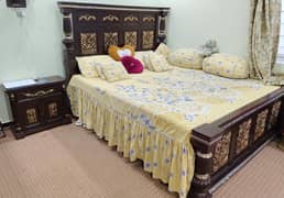 Bed Set | Double Bed | Furniture | dressing table| 2(Two)Side Table