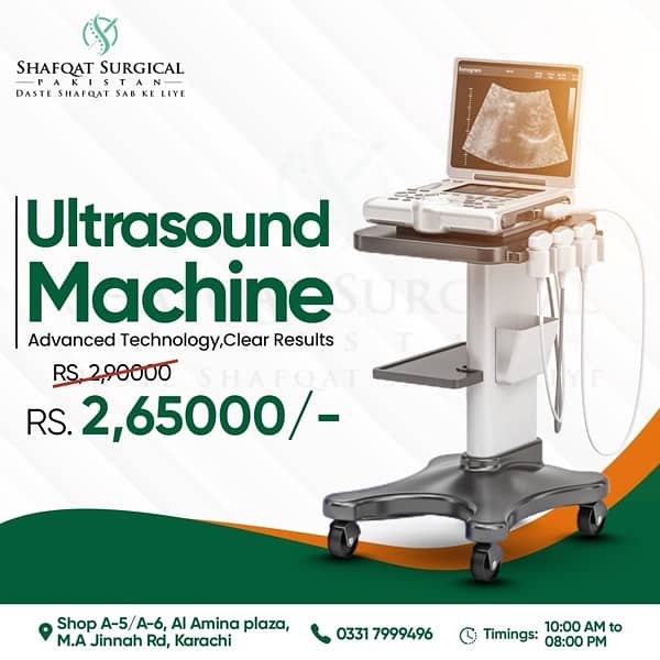 Ultrasound Machine Brand New Box Pack | 1 Year Warranty Color Doppler 4