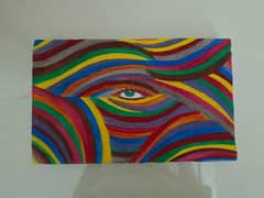 ABSTRACT EYE ART .