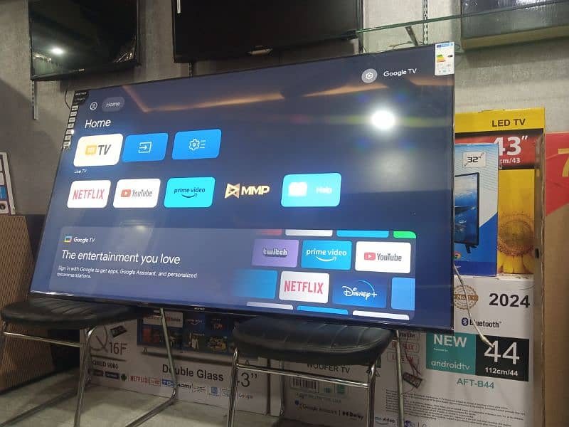 22, INCH UHD LED TV Latest Modal 3 YEARS warranty O32245O5586 0