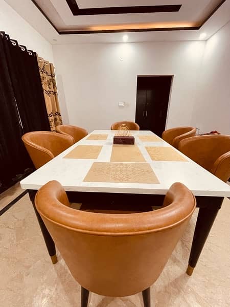 New 6 Chair Dining Table (7ft x 4ft) 0