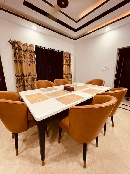 New 6 Chair Dining Table (7ft x 4ft) 1