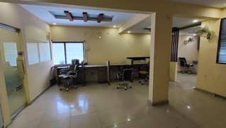 BRAND NEW OFFICE AVAILABLE FOR RENT AT PRIME LOCATED SHAHEED E MILLAT