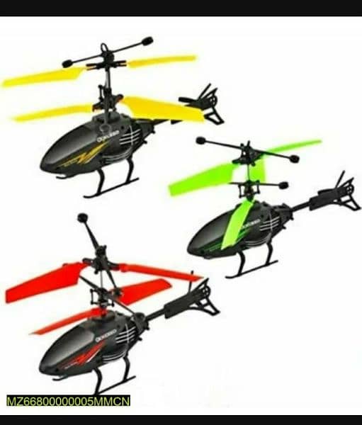 1pc rechargeabl remote control flying hand induction sensor helicopter 2