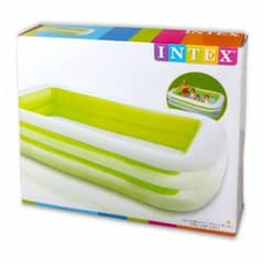 Intex Family Inflatable Pool, used 4-5 times only. Please read descrip