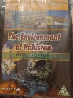 The environment of Pakistan (geography) paper 2 book (huma naz sethi)