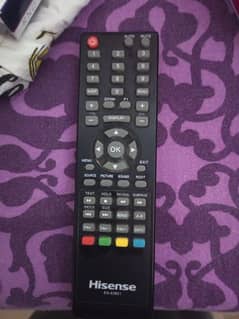 orignal hi sense tv remote 0