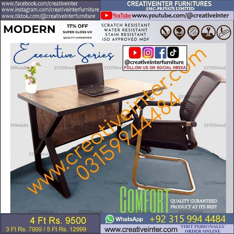 Office Table Chair study desk sofa workstation computer meeting Home 7