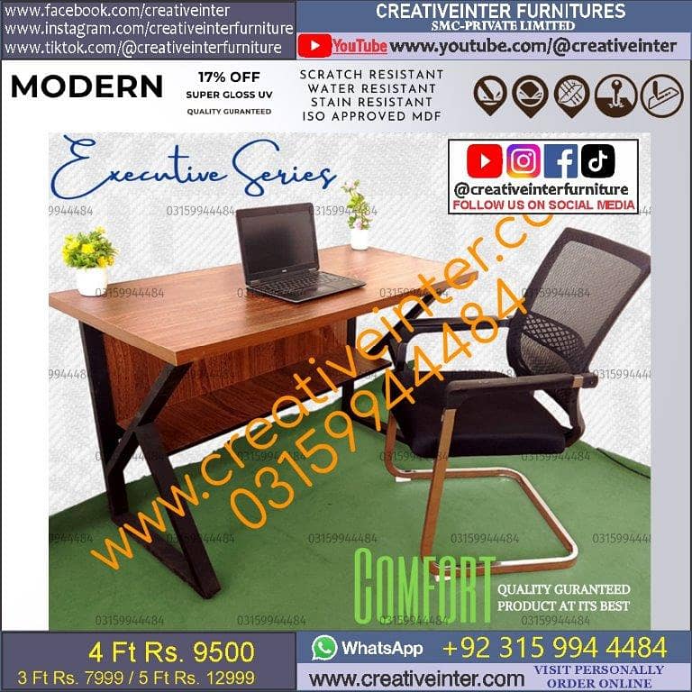 Office Table Chair study desk sofa workstation computer meeting Home 8