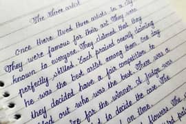 I will do Handwriting job Assignments in perfect Readable writing