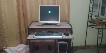 DELL PC WITH computertrolly AND keyboard mouse speaker lcd and pc