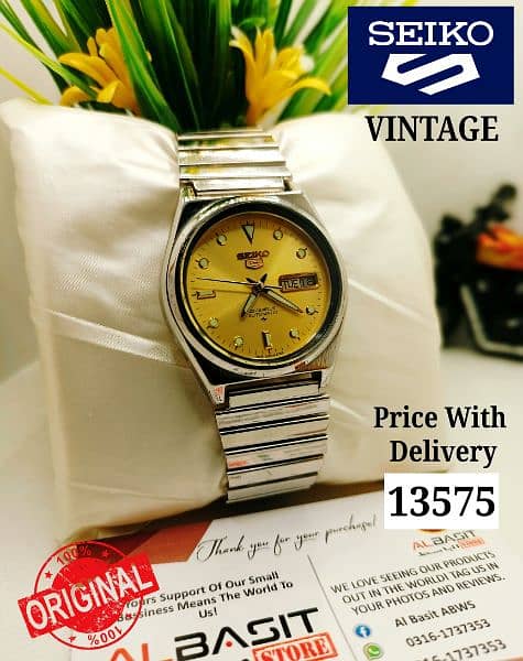 4 ہزار سے لیکر 9 ہزار تک Seiko 5 Automatic Citizen Orient 03161737353 0