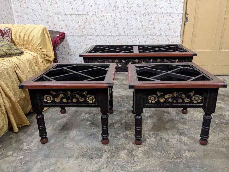 Wooden Table Set (Not used) 1