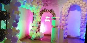 Dj Sound, Balloons, Lights, Event Planner, birthday, bridal Showers
