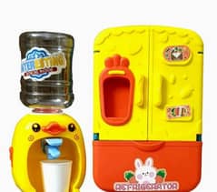 Dispenser and fridge for kids toys