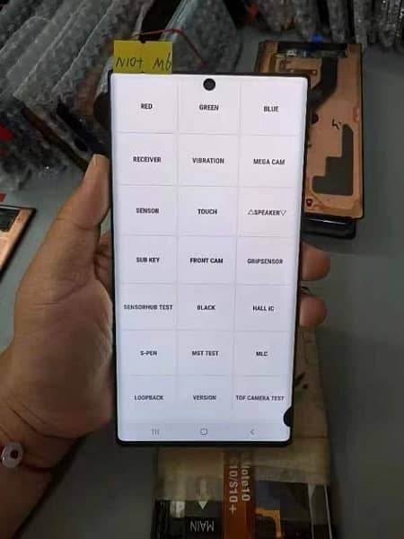 Samsung note 10 plus 100% original panal available 7