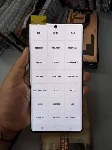 Samsung note 10 plus 100% original panal available 8