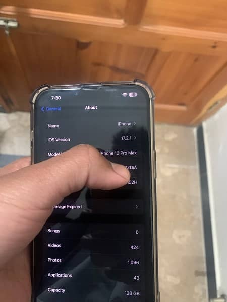 Iphone 13 Pro Max 128 GB Non Pta 6