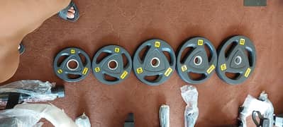 dumbell plates rod