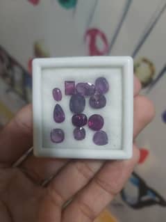 sapphire Kashmir pink ruby stone