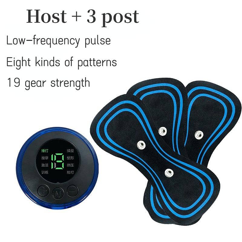 Mini EMS Pulse Neck Pain Relief Body Massager for Men & Women 2