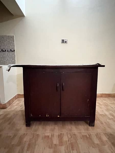 Ironing Table with Cabinets 1