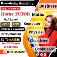 All Lahore Services,Home Tutor,Online,O/A level,IGCSE,ICS,FSC,Montes