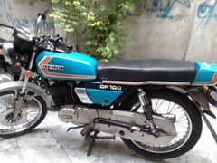 Suzuki GP 100 sky blue color