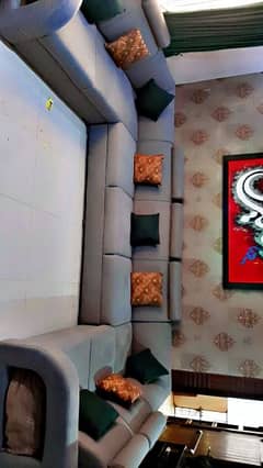 11 seater U shape sofa