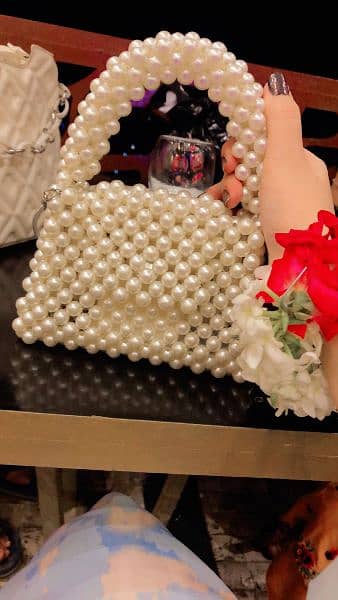 white beaded bag 1