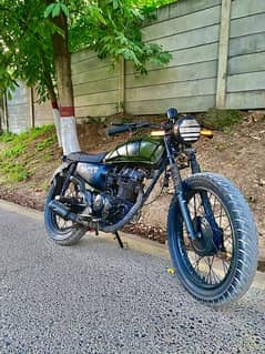 cafe racer modified united 125