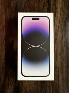 iPhone 14 Pro Max|Deep Purple|256 GB|Factory Unlocked|Non-PTA 0