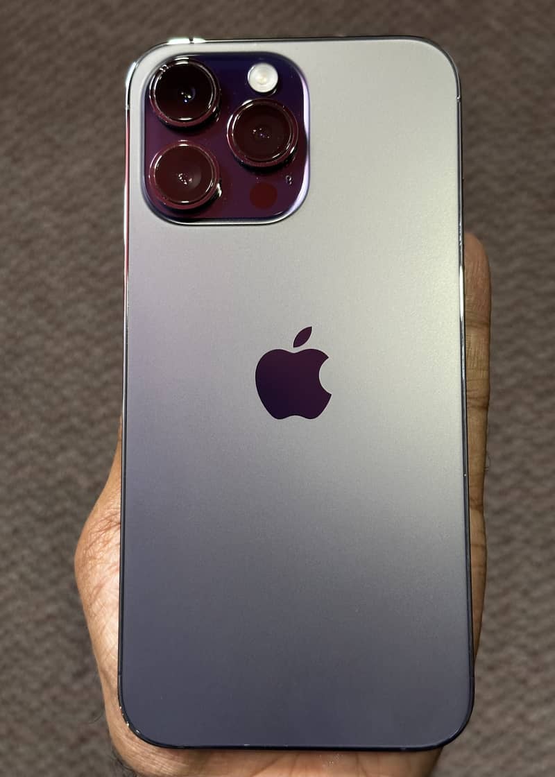 iPhone 14 Pro Max|Deep Purple|256 GB|Factory Unlocked|Non-PTA 4