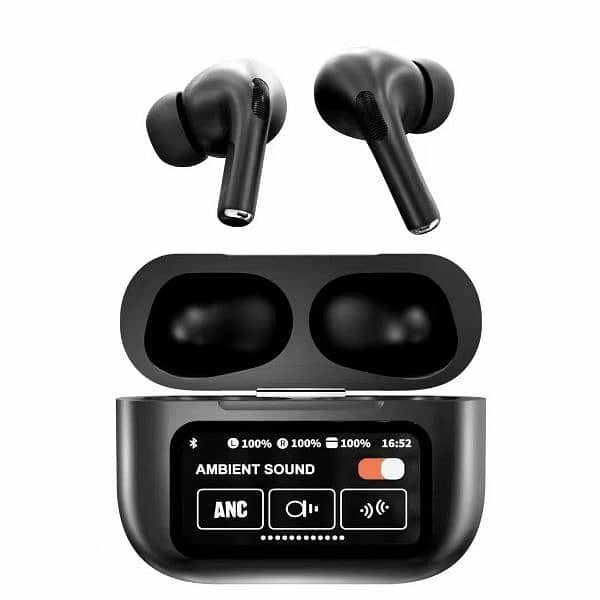 A9 Pro 2 LCD Airpods Black color 0