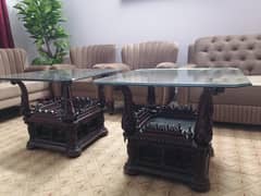 Solid wood center tables/ side tables