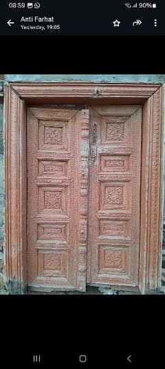 wood door