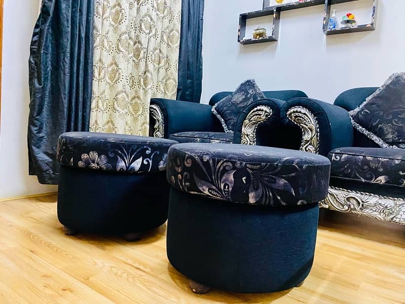 9 Seater Sofa Set With 2 Tables And cushion 1