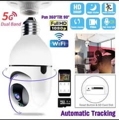 Smart wifi bulb camera for kids room & home security