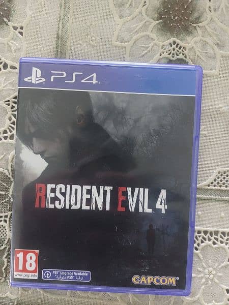 Resident Evil 4, FC24, Final Fanatsy 16, Cricket 22, Red Redemption 2 4
