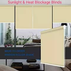 window blinds mini,roller blinds heat block save ac cooling in Lahore