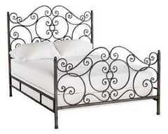 wrought iron bed