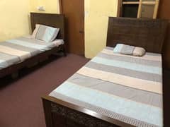 Pure Wooden Single Beds New Condition