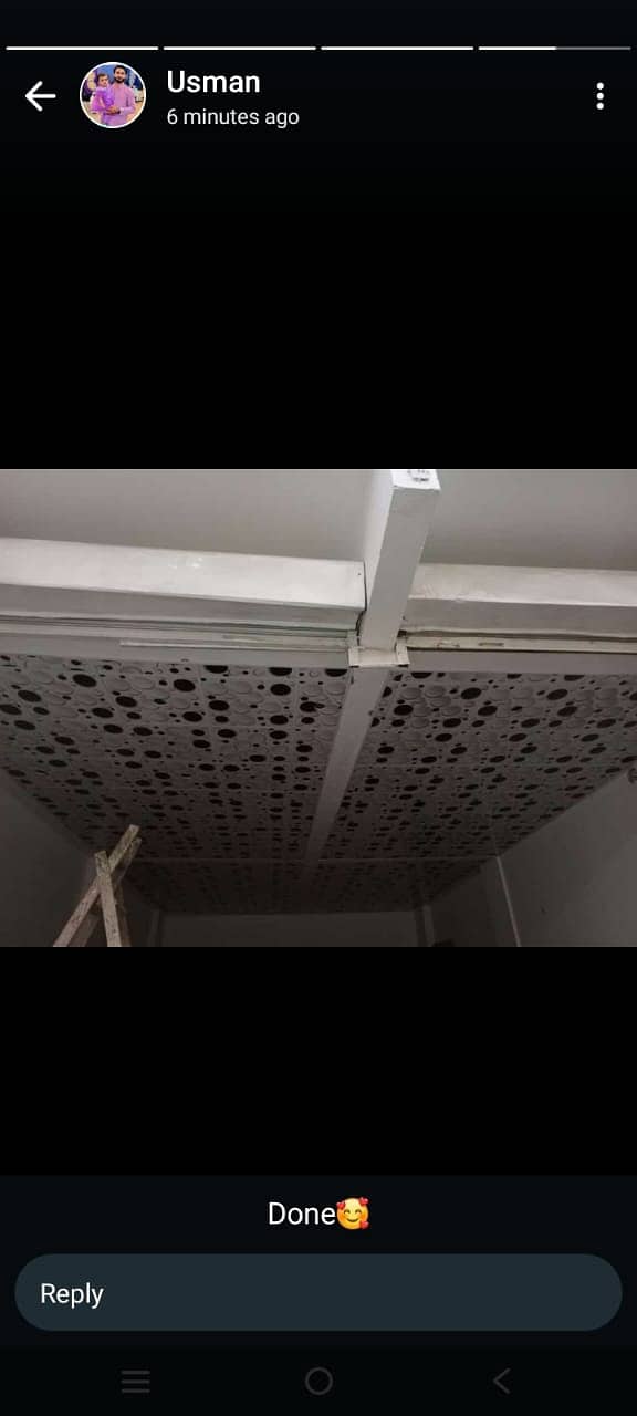 False ceiling/gypsum ceiling/2by2 ceiling /fancy ceiling/Room ceiling 4