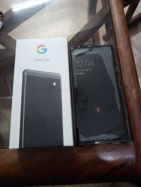 google pixel 6a with box 0