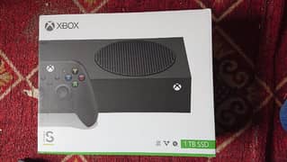 one month used new xbox series s with 1tb storage