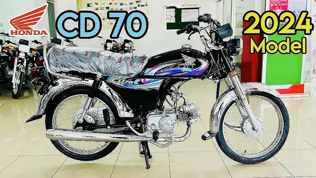 Honda CD 70 2024 On Easy Installments Plan 03174204945 - Standard ...