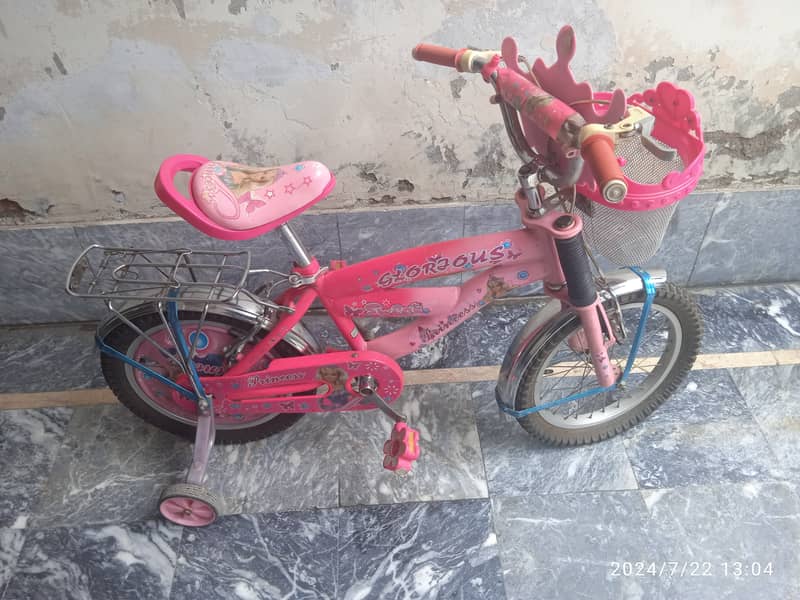 Slightly used bicycle for girls 1