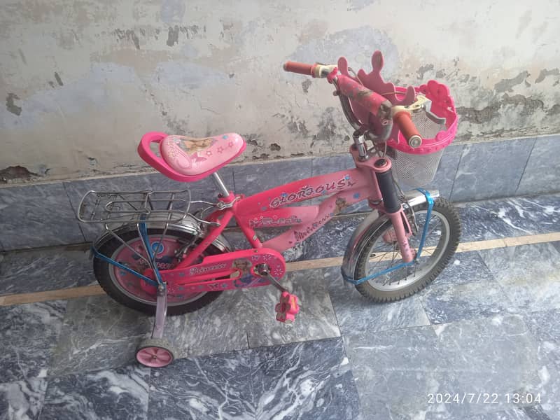 Slightly used bicycle for girls 4