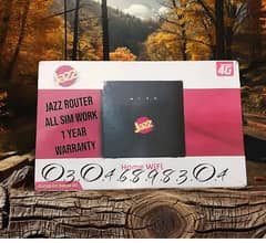 JAZZ MOBILINK WARID ROUTER / Modem AVAILABLE+ HOME DELIVERY